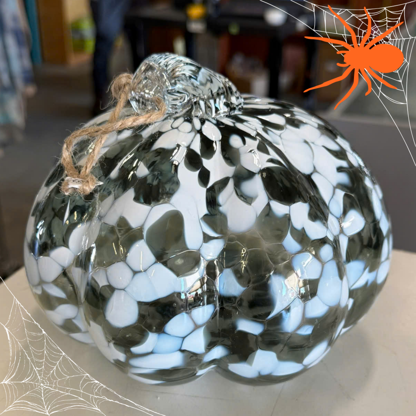 Hand-blow Glass Pumpkin
