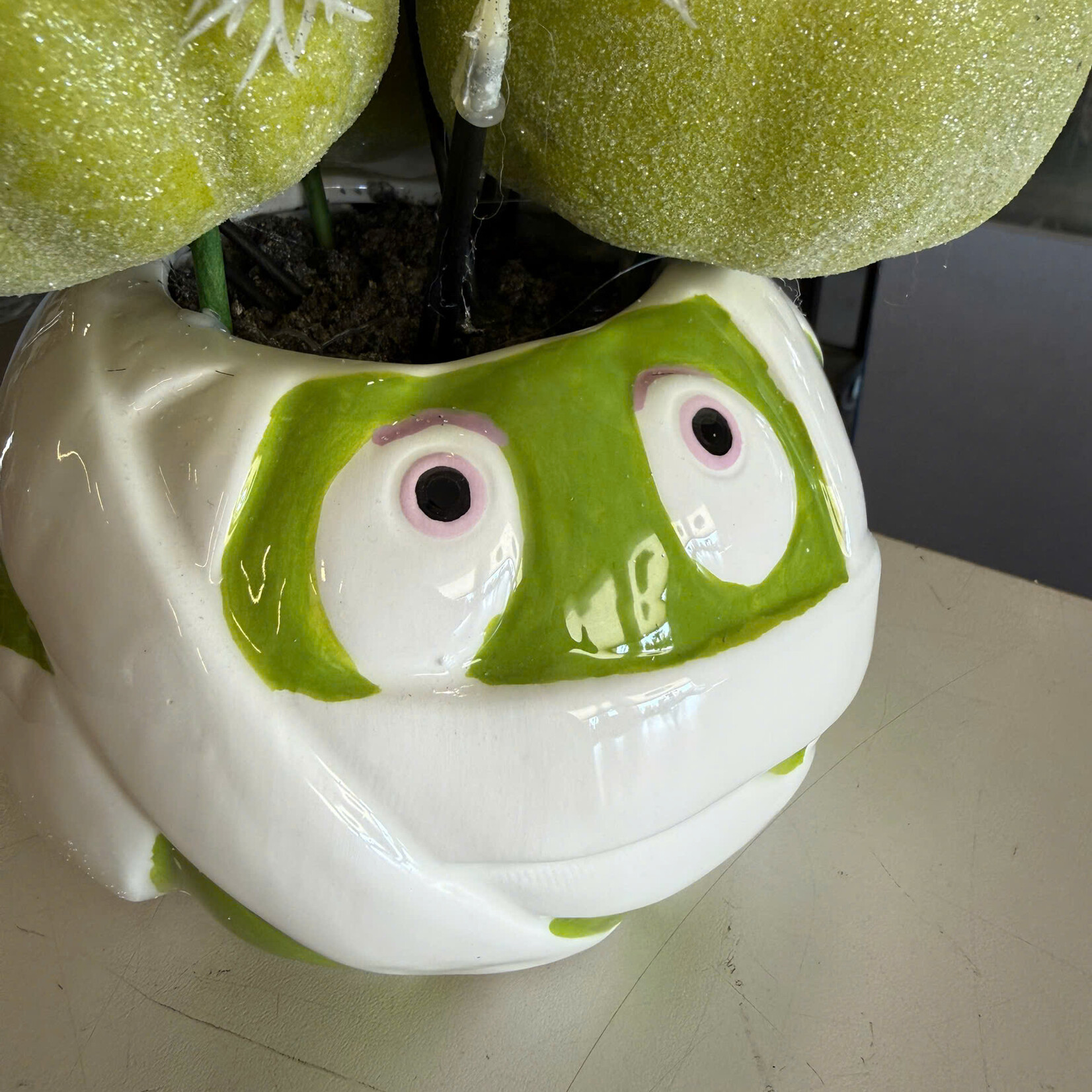 Green Pumpkins w Spider