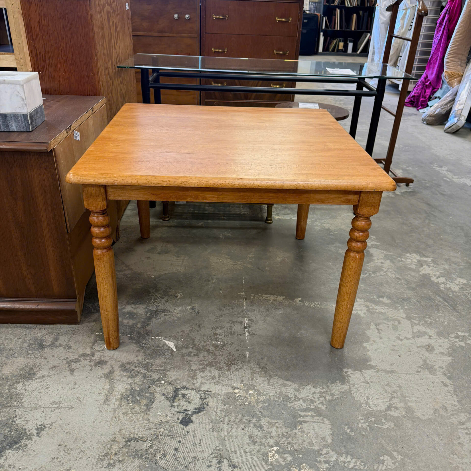 Wooden Square Coffee Table