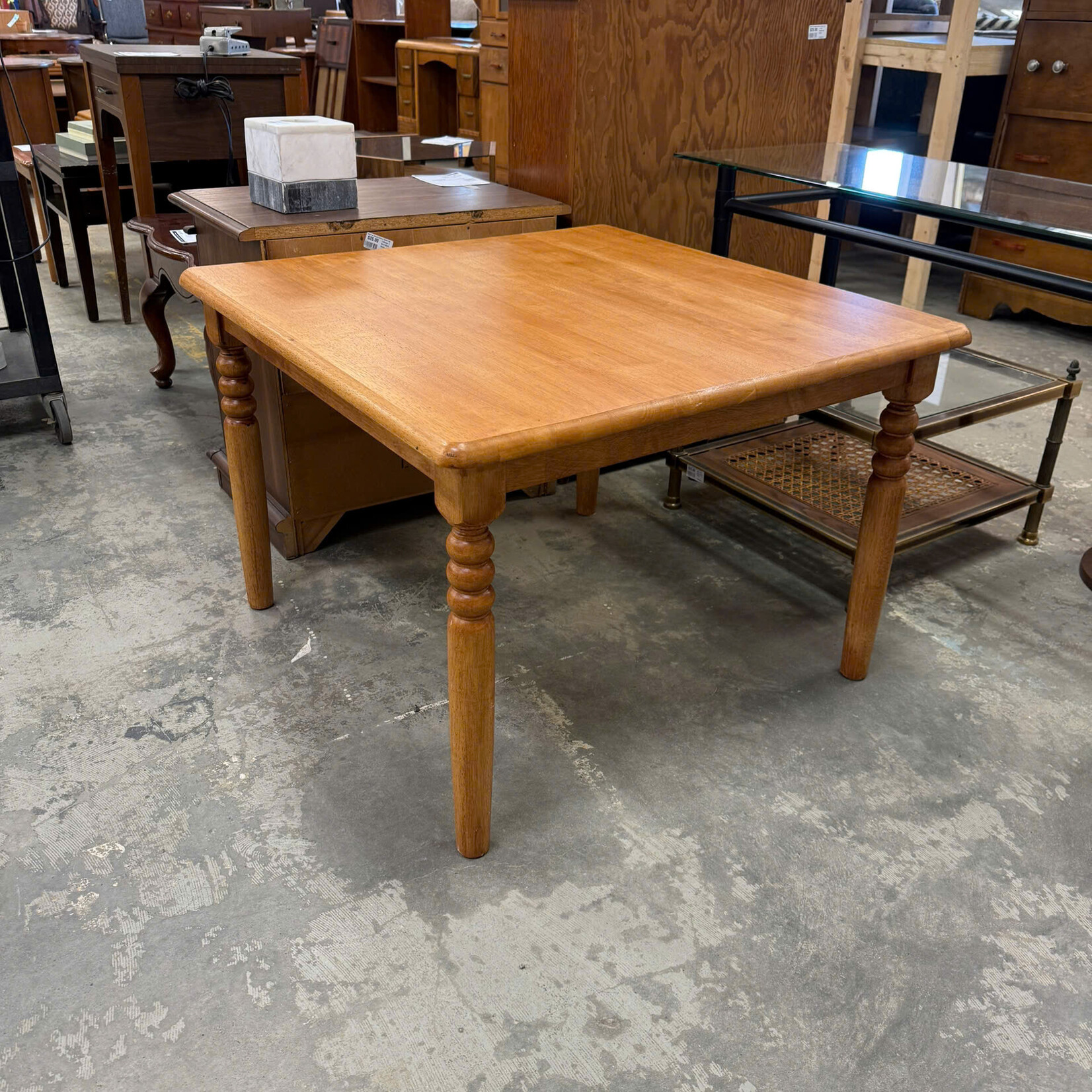 Wooden Square Coffee Table