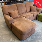 Light Brown L-Shape Couch