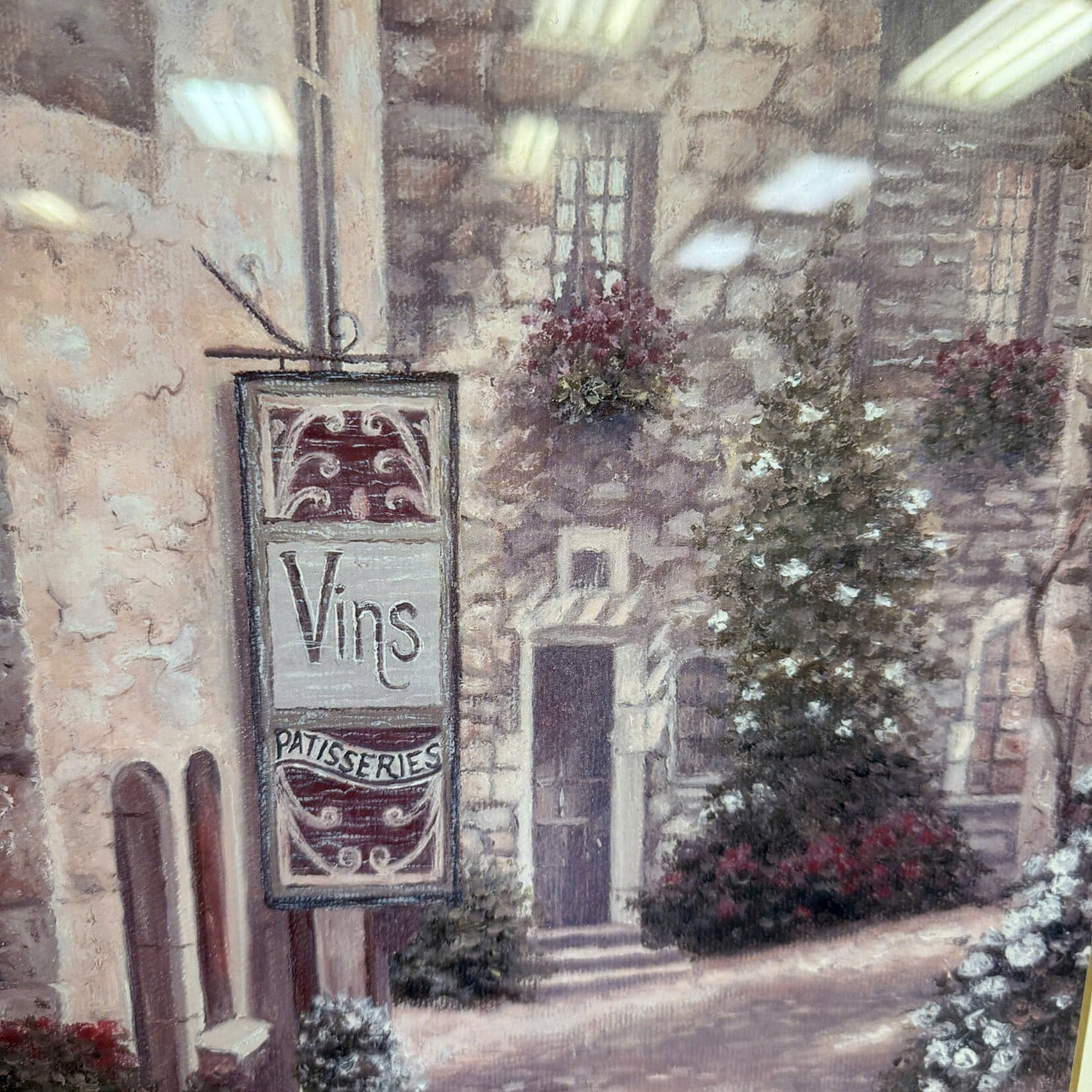 French Town Scenery Print