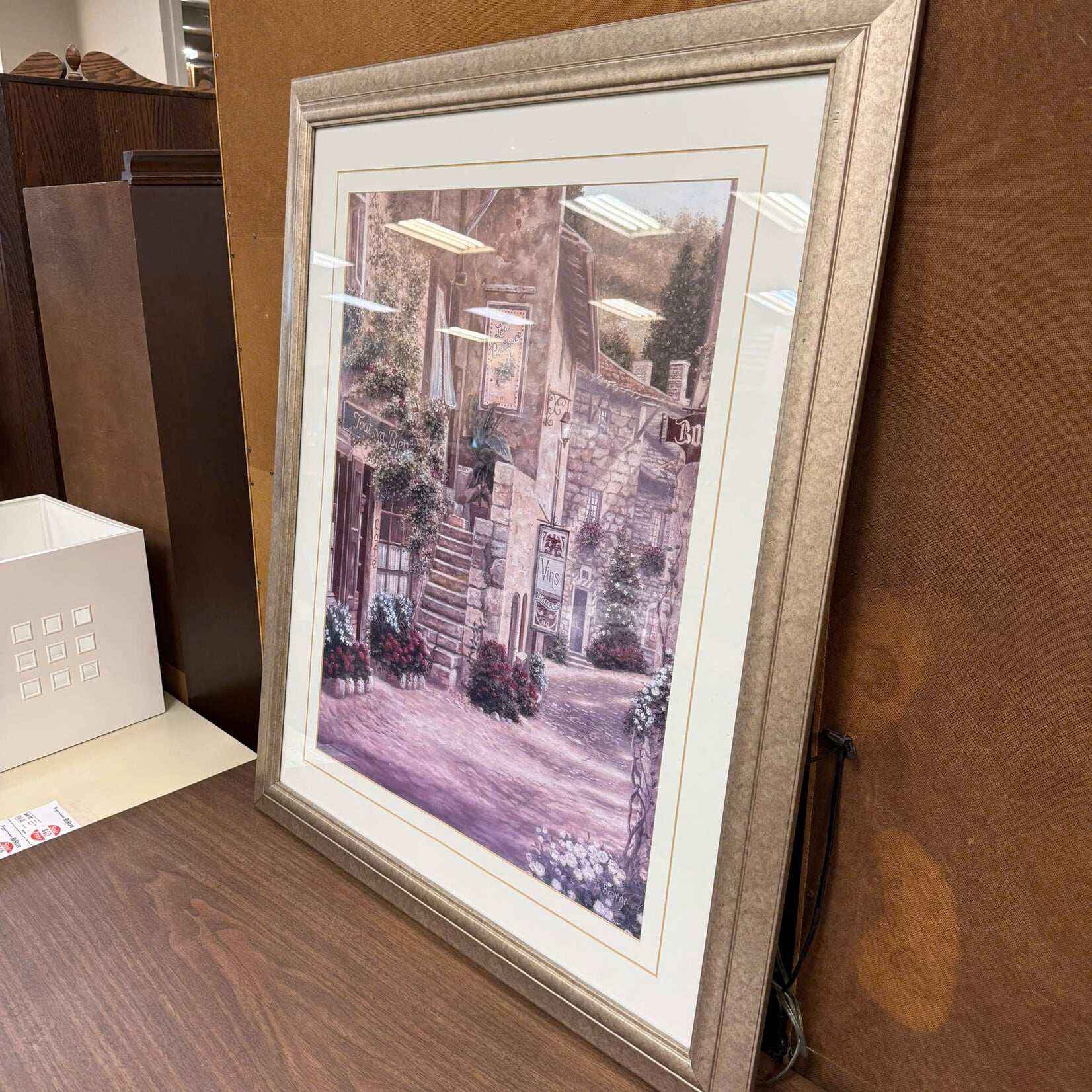 French Town Scenery Print