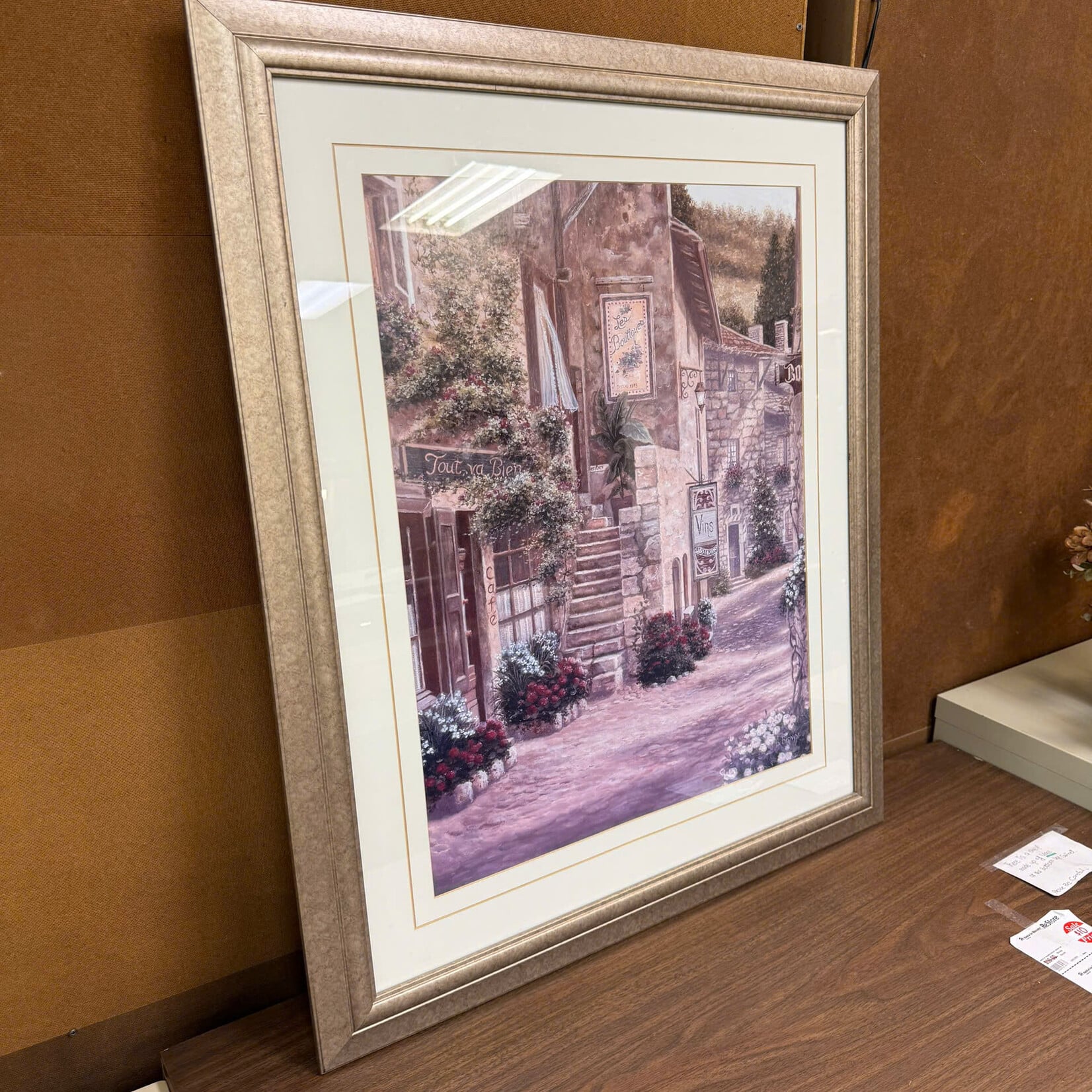 French Town Scenery Print