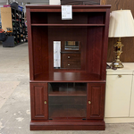 Entertainment Unit with Enclosed Cabinet
