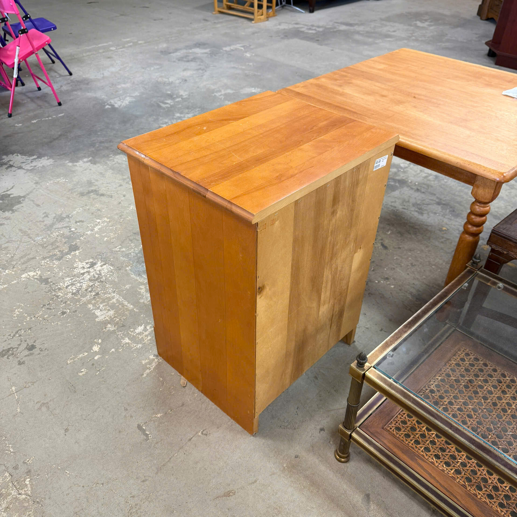 Wooden 1-Drawer End Table