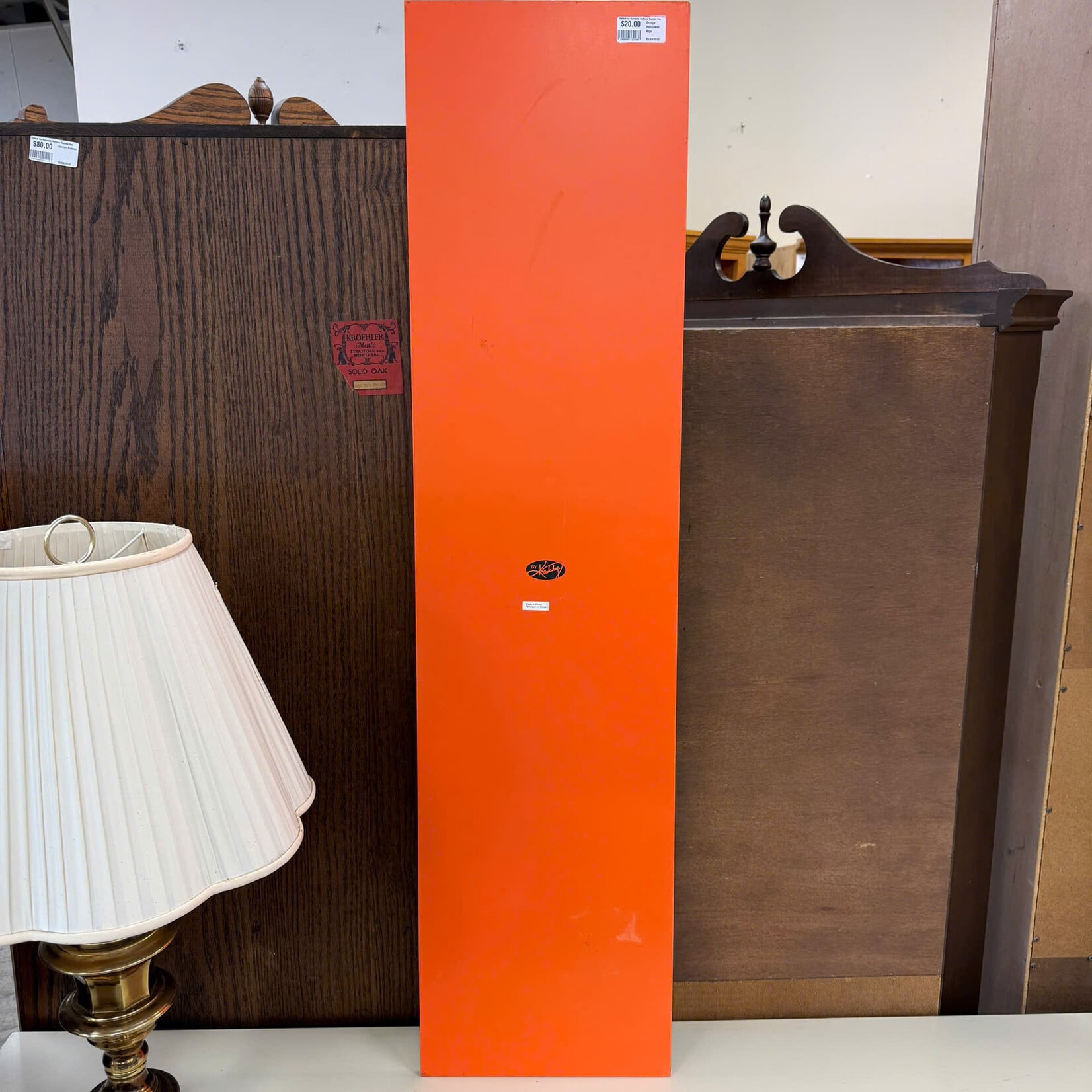 Orange Halloween Sign
