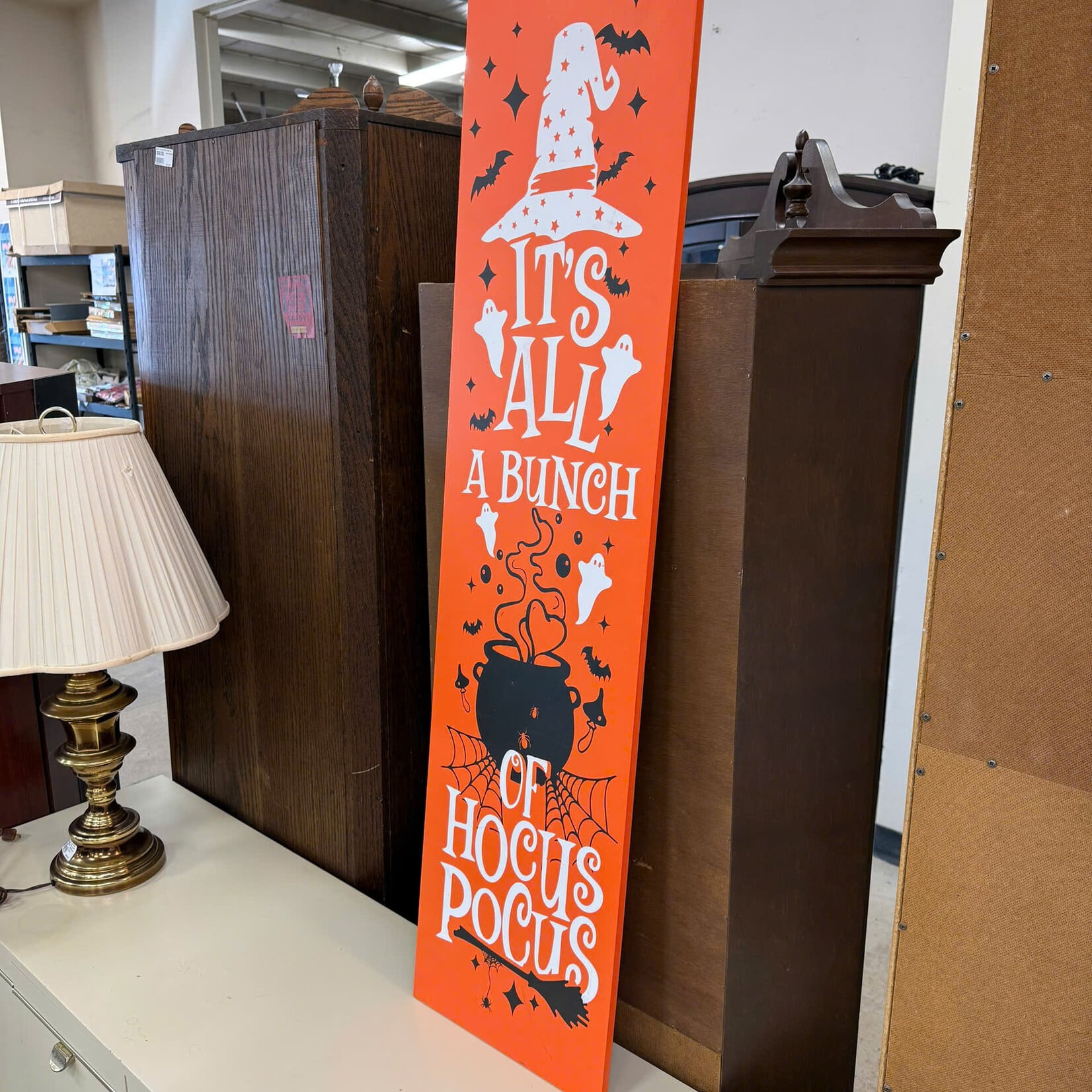 Orange Halloween Sign