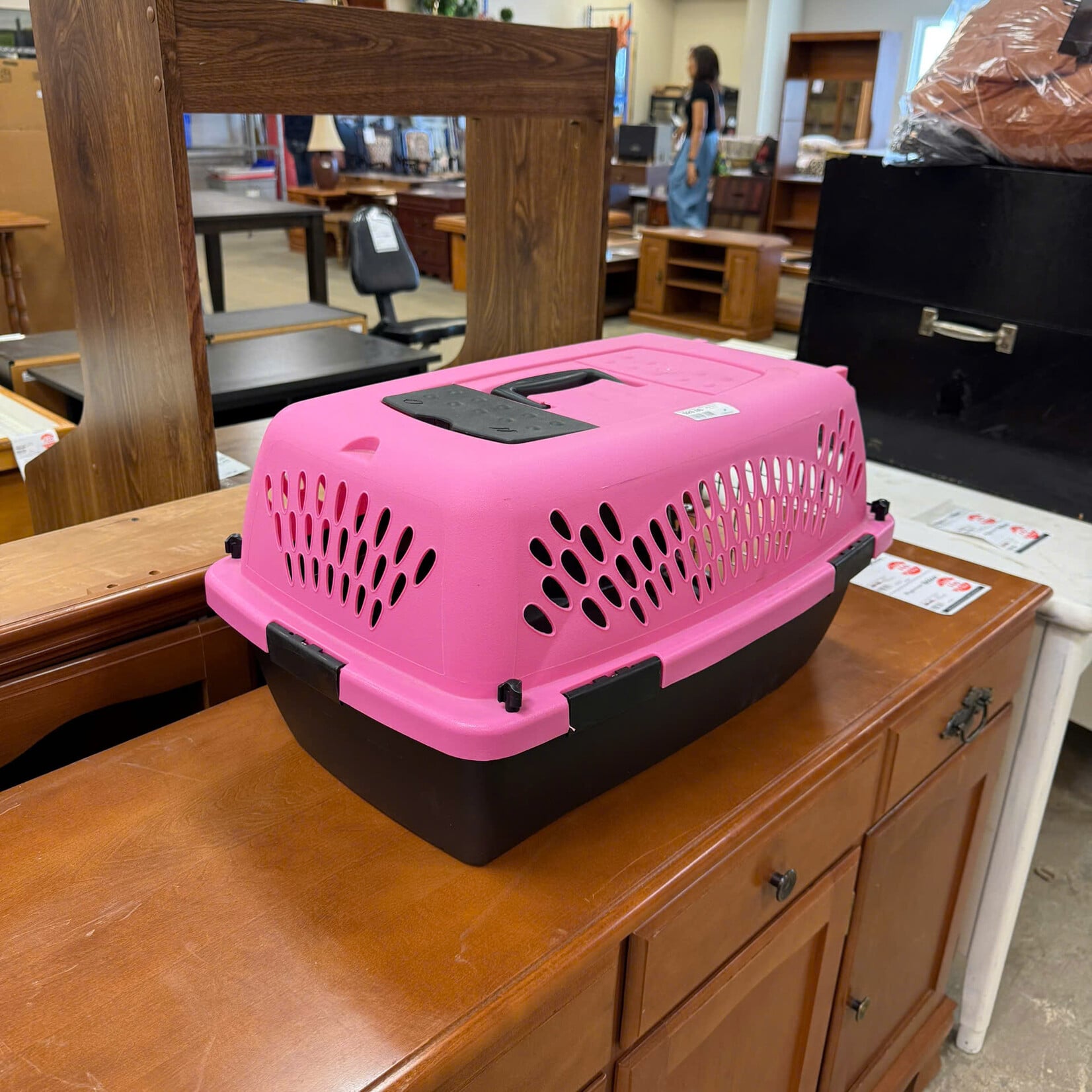Pink Pet Carrier