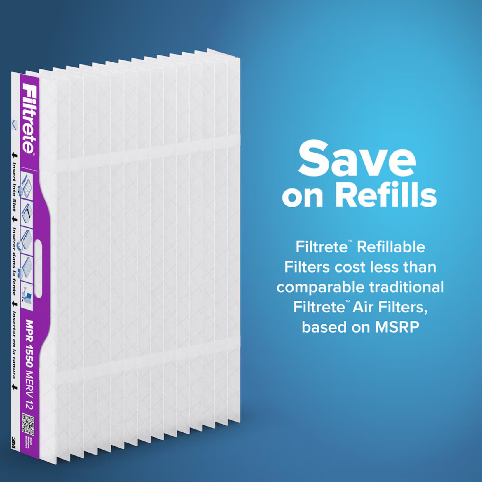 3M Filterete Air Filter 16x25x5