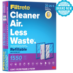 3M Filterete 20x25x5 Refillable Air Filter Kit