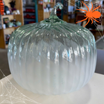 Frost Clear Glass Pumpkin