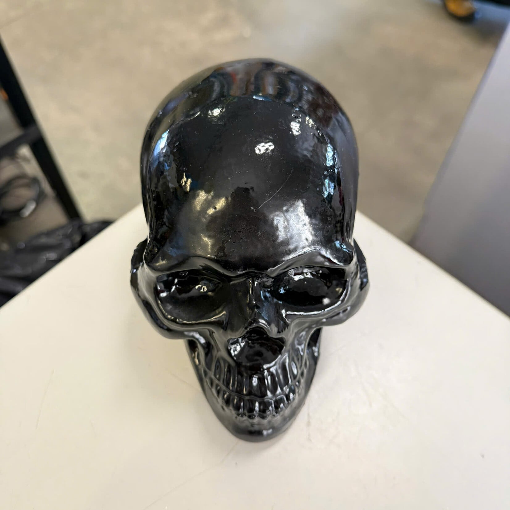 Metal Skull Decor
