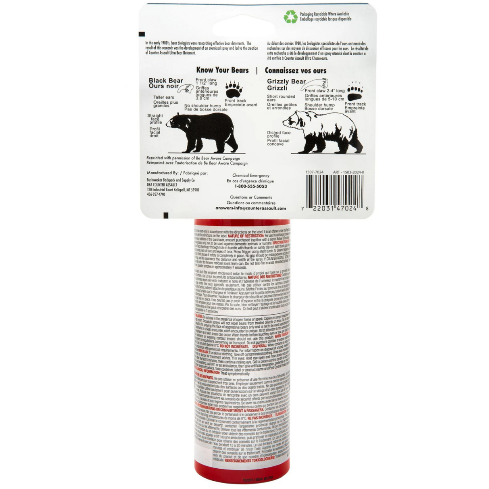Counter Assault Bear Mass