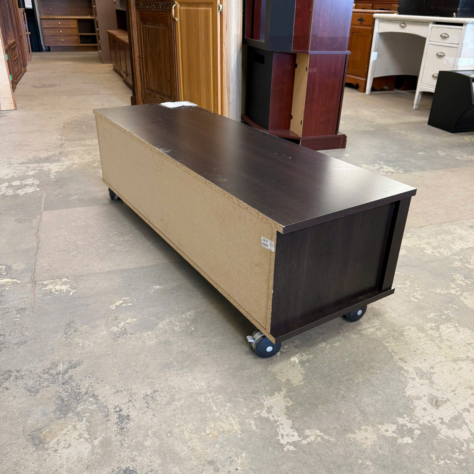 Two-section Storage Shelf With Wheels