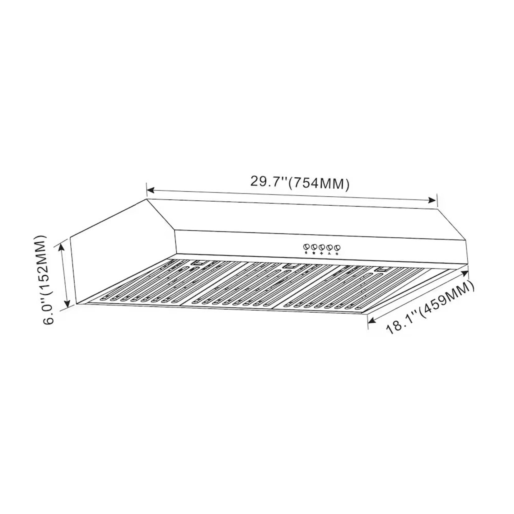 Vissani Range Vent Stainless