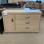 Beige 3 Drawer 1 Door Dresser