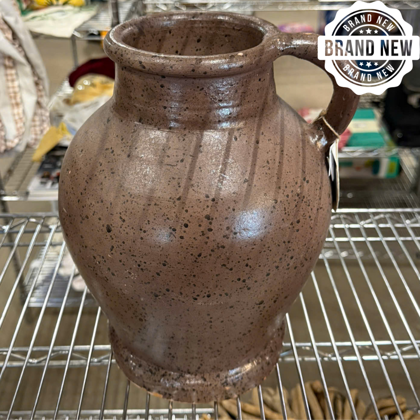 Brown Clay Vase
