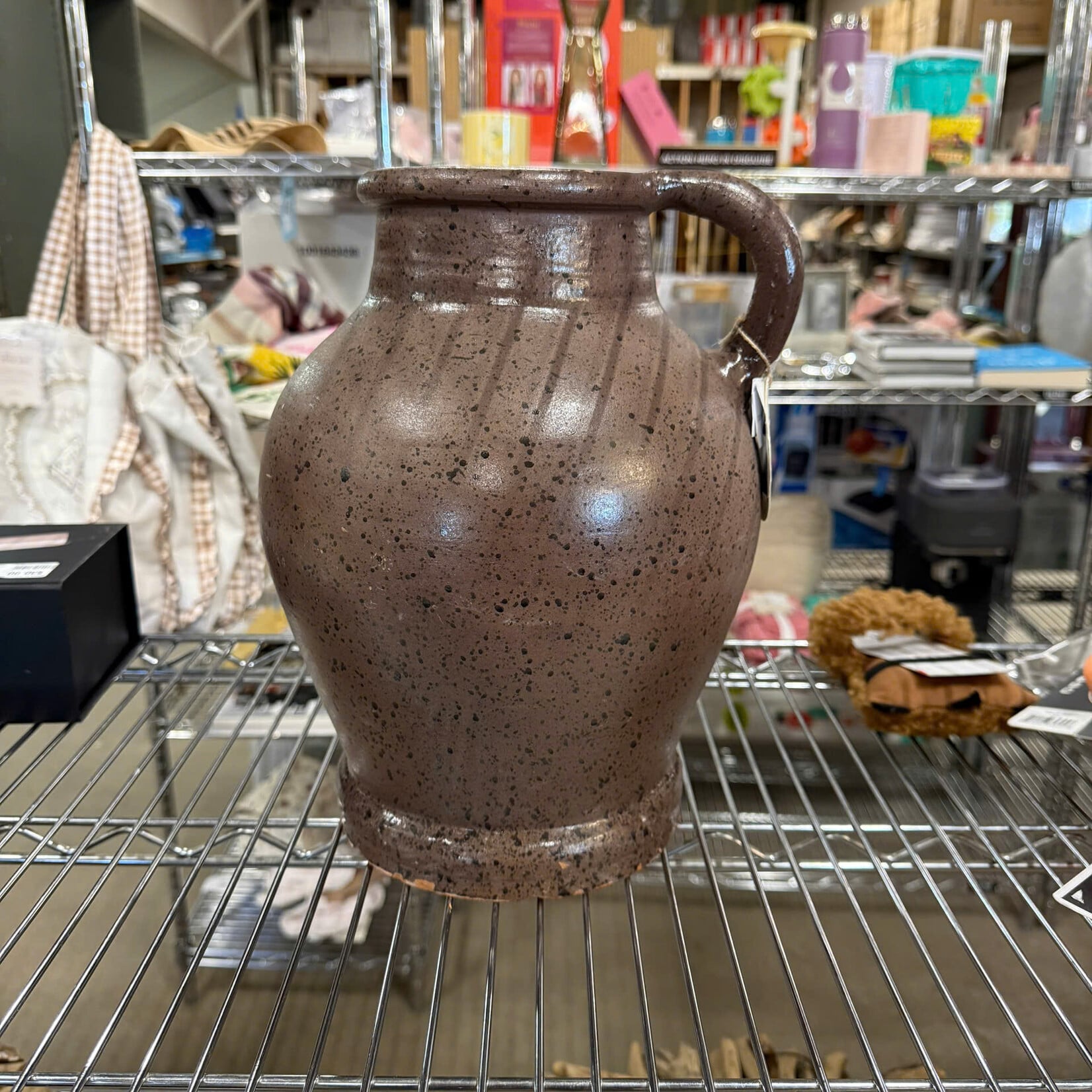 Brown Clay Vase