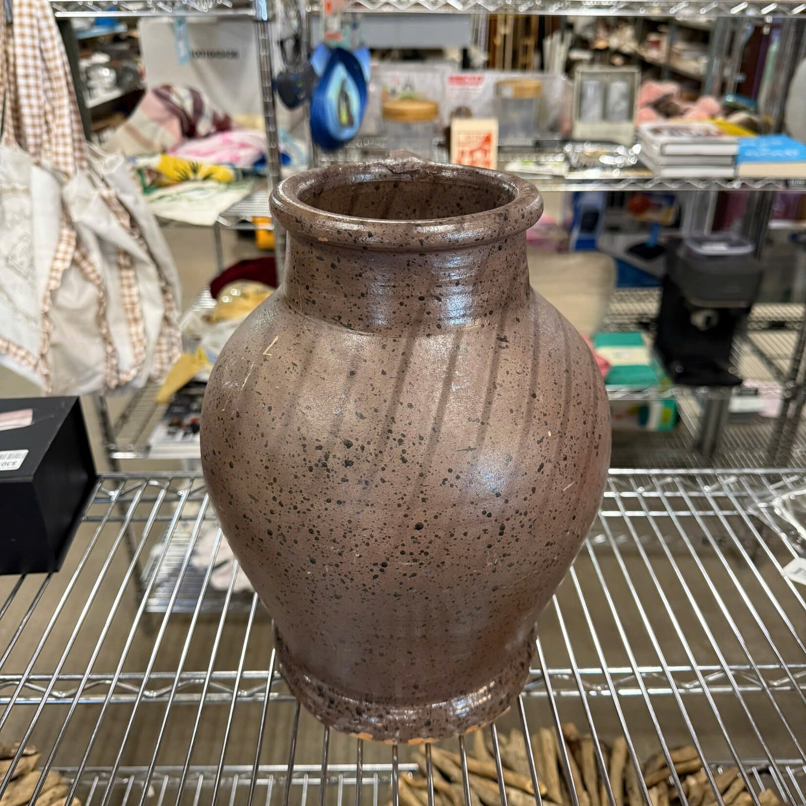 Brown Clay Vase