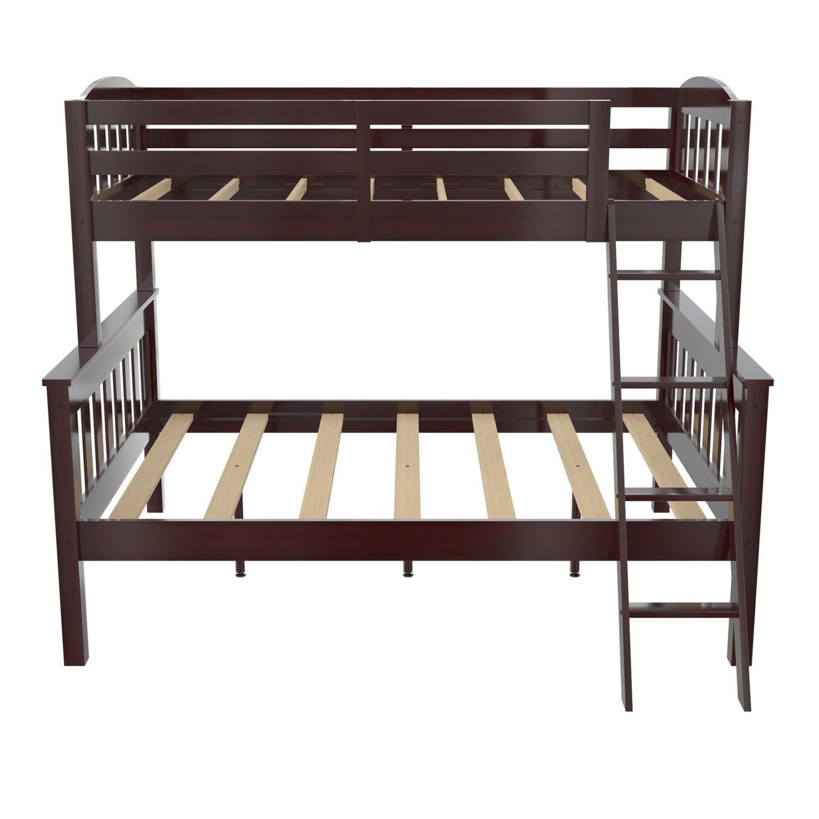 Red Wooden Bunk Bed