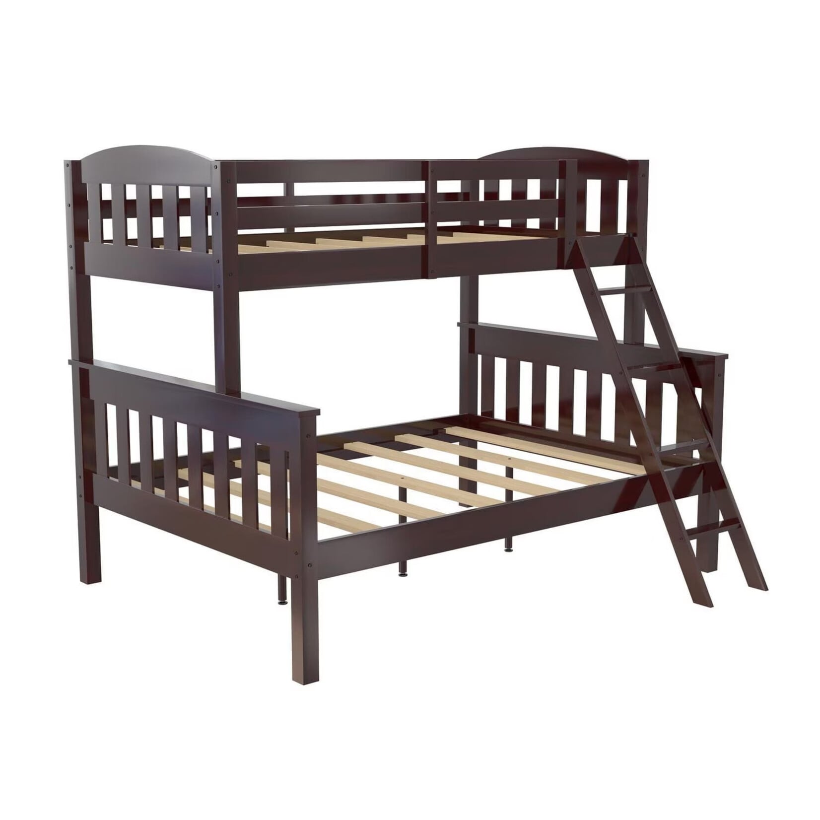 Red Wooden Bunk Bed