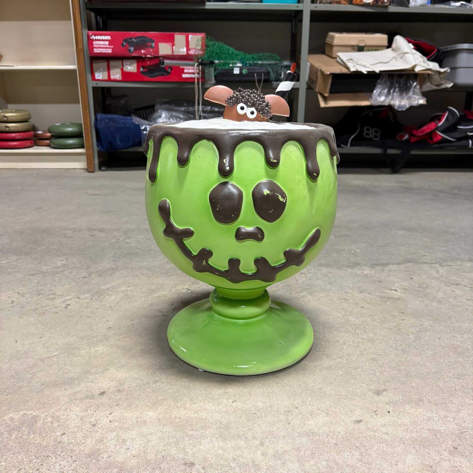 Frankenstein Cookies + Cream Shake Stool