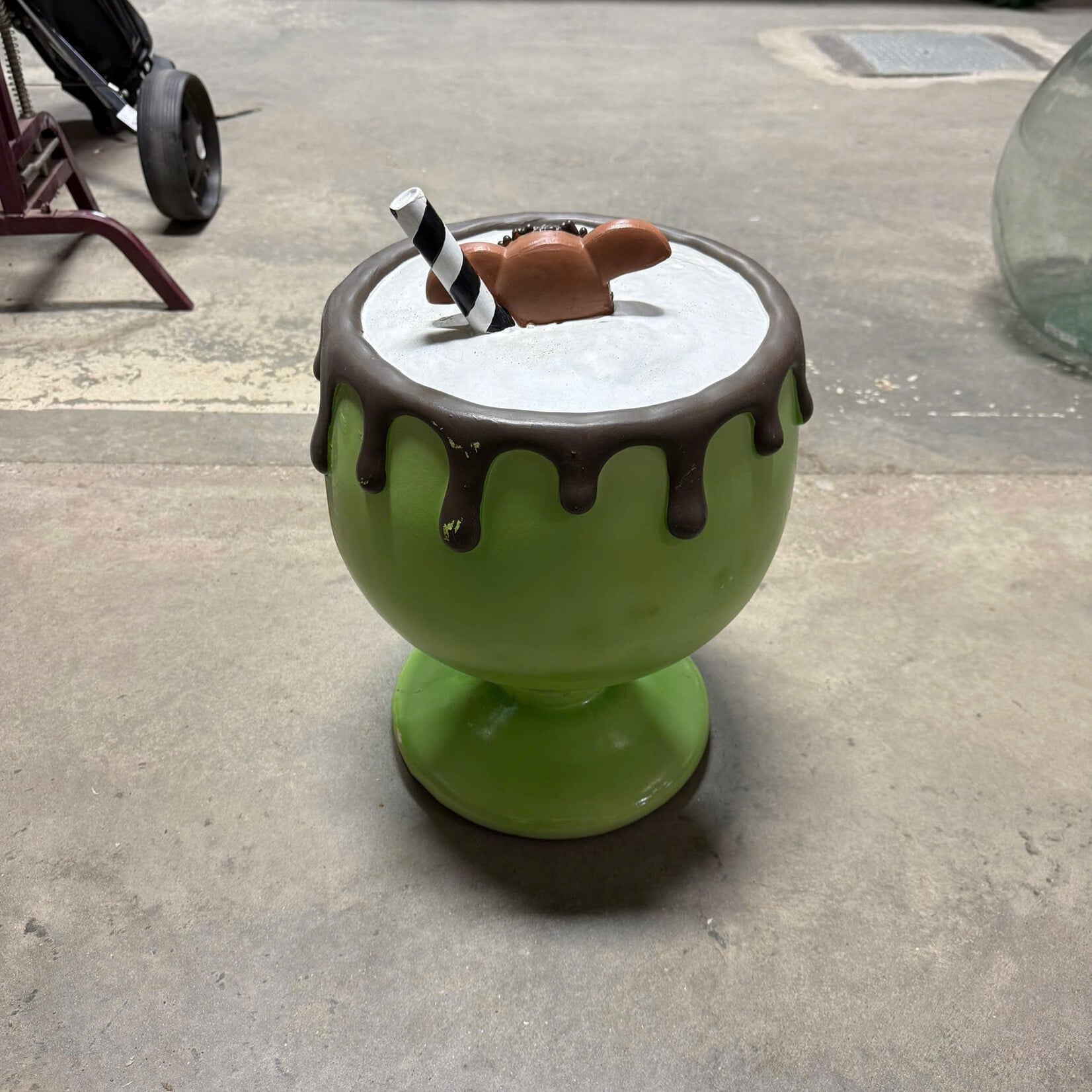 Frankenstein Cookies + Cream Shake Stool