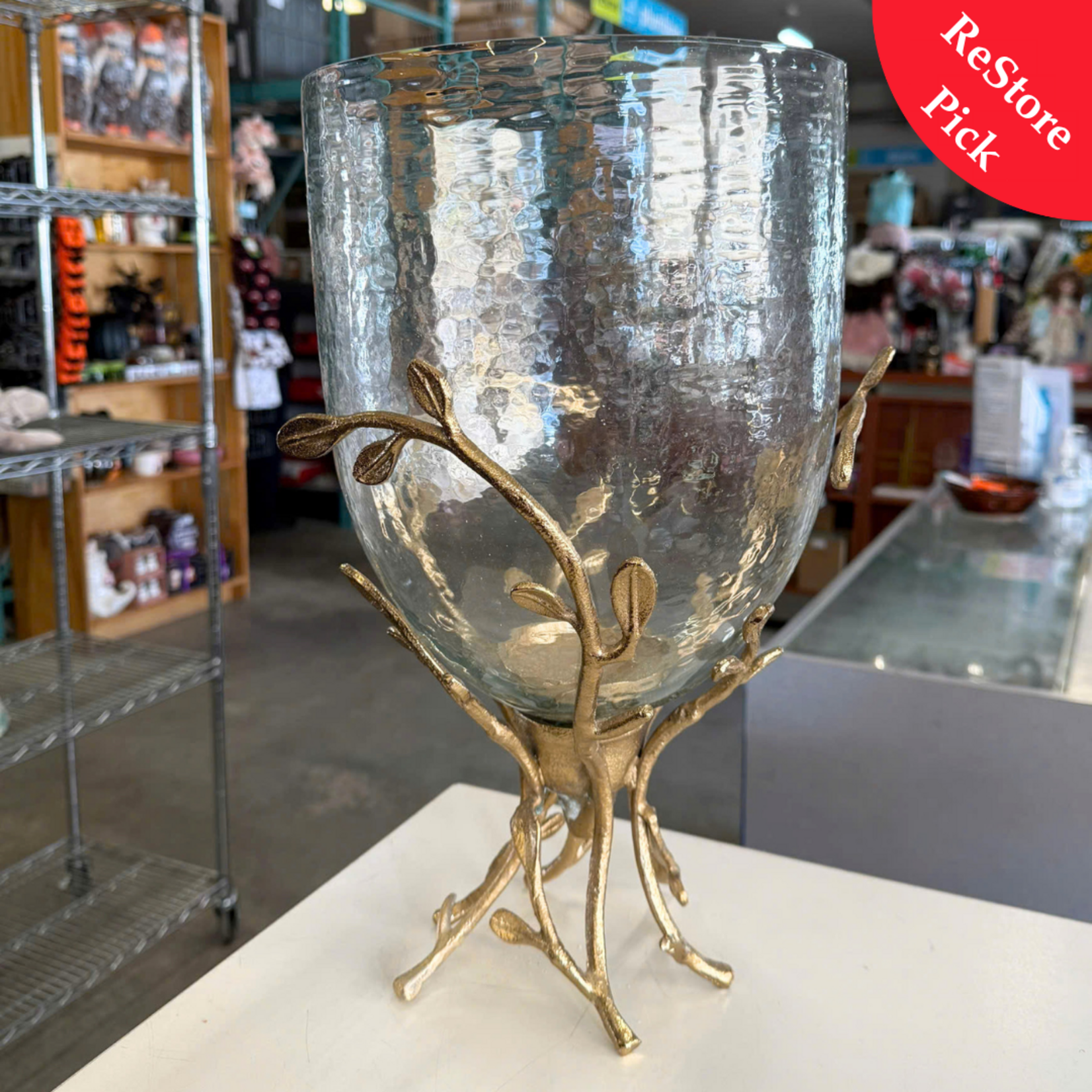 Large Glass Vase