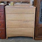 Brown 4 Drawer Tall Dresser