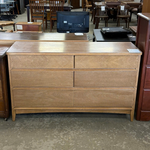 Brown 6 Drawer Dresser w/mirror