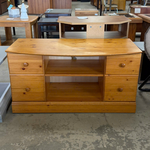 Light Wood 2 Drawer Stand