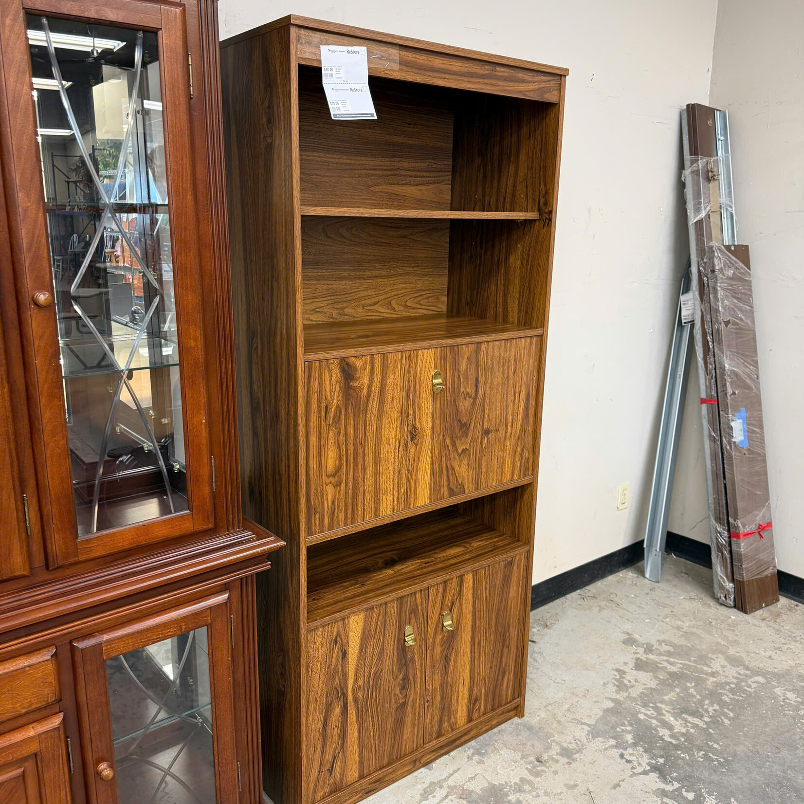 Bookcase Storage Cabinet