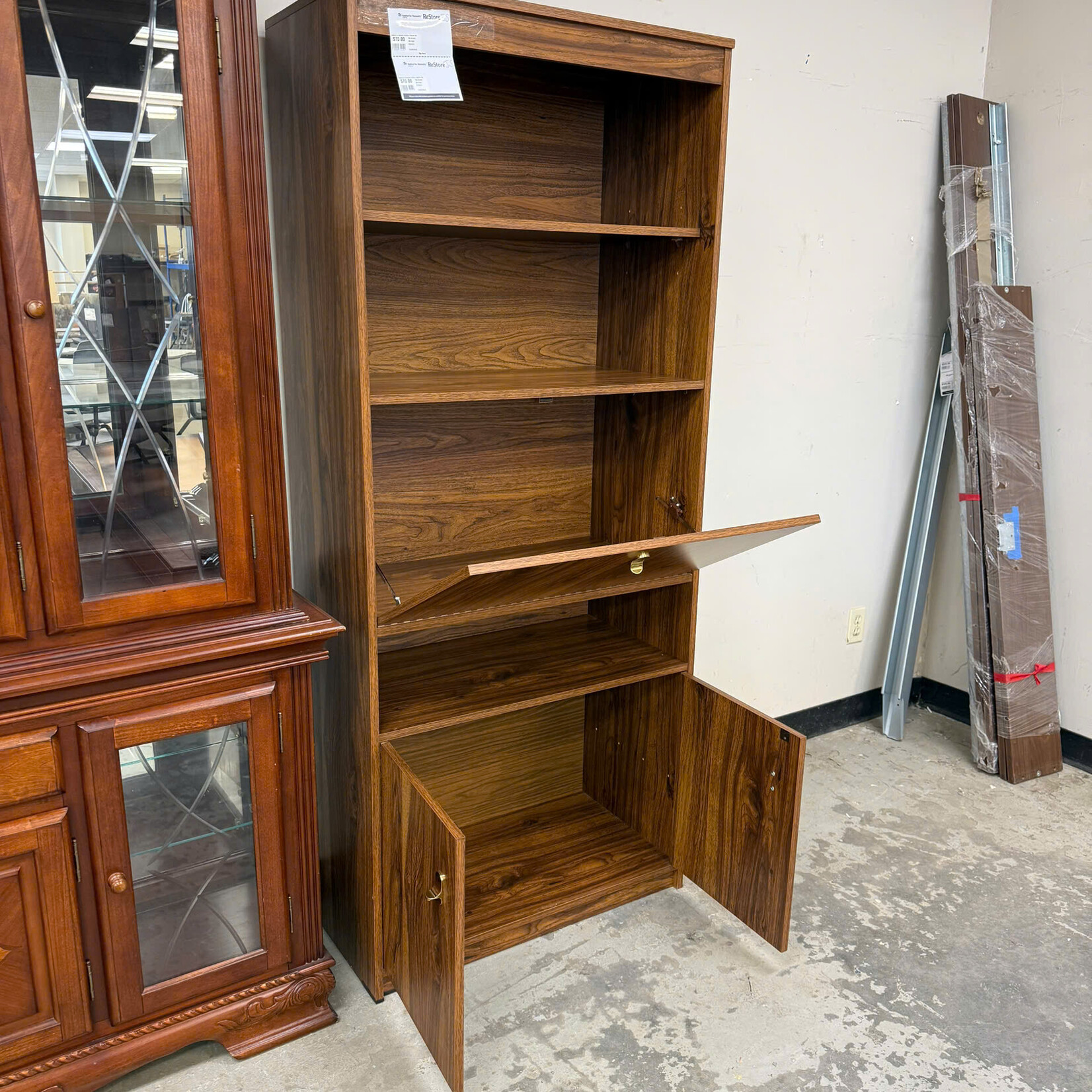 Bookcase Storage Cabinet