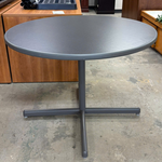 42" Round Dark Gray Table