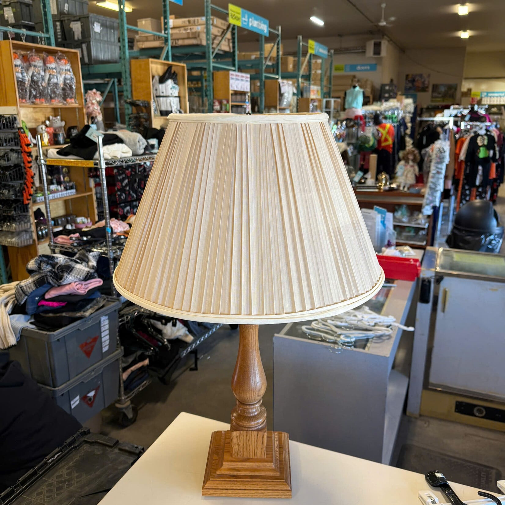 Wooden Table Lamp