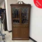 Corner Antique China Cabinet
