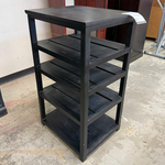 5-tier Black Wooden Shelf