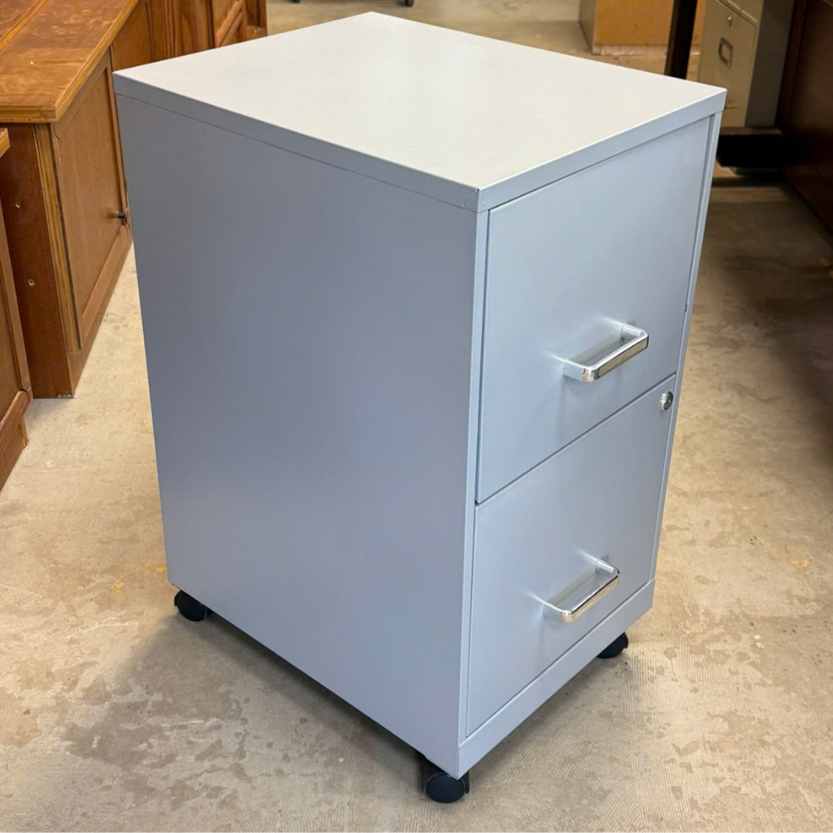 2 Drawers Rolling File Cabinet