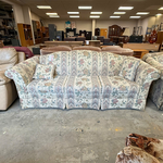 Beige Flower Design Couch