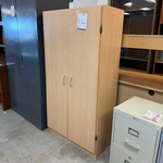 Wooden Beige Shelving Unit