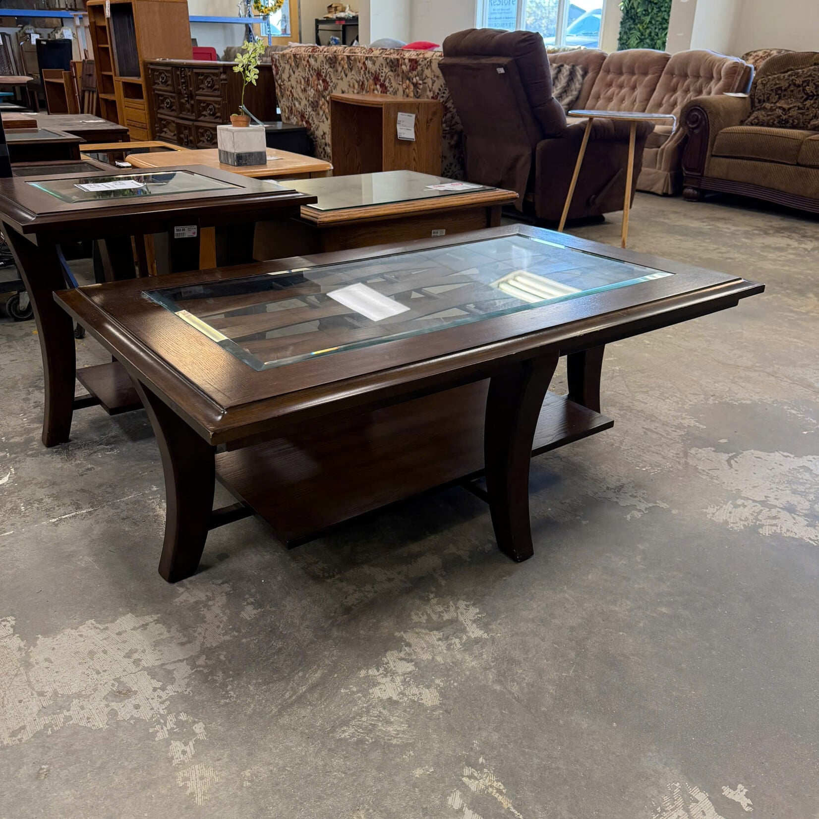 Coffee Table Glass Top