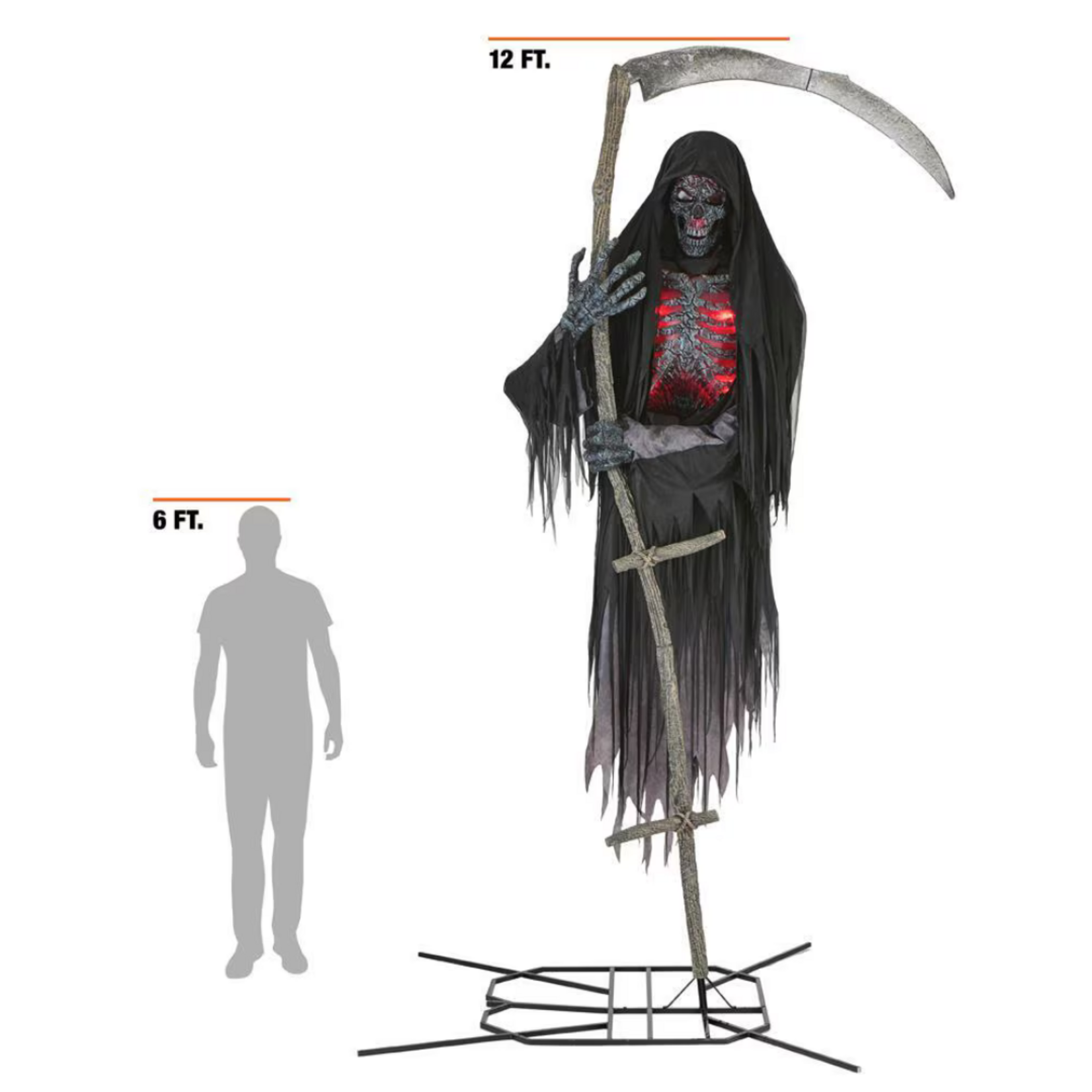 12' Floating Grim Reaper