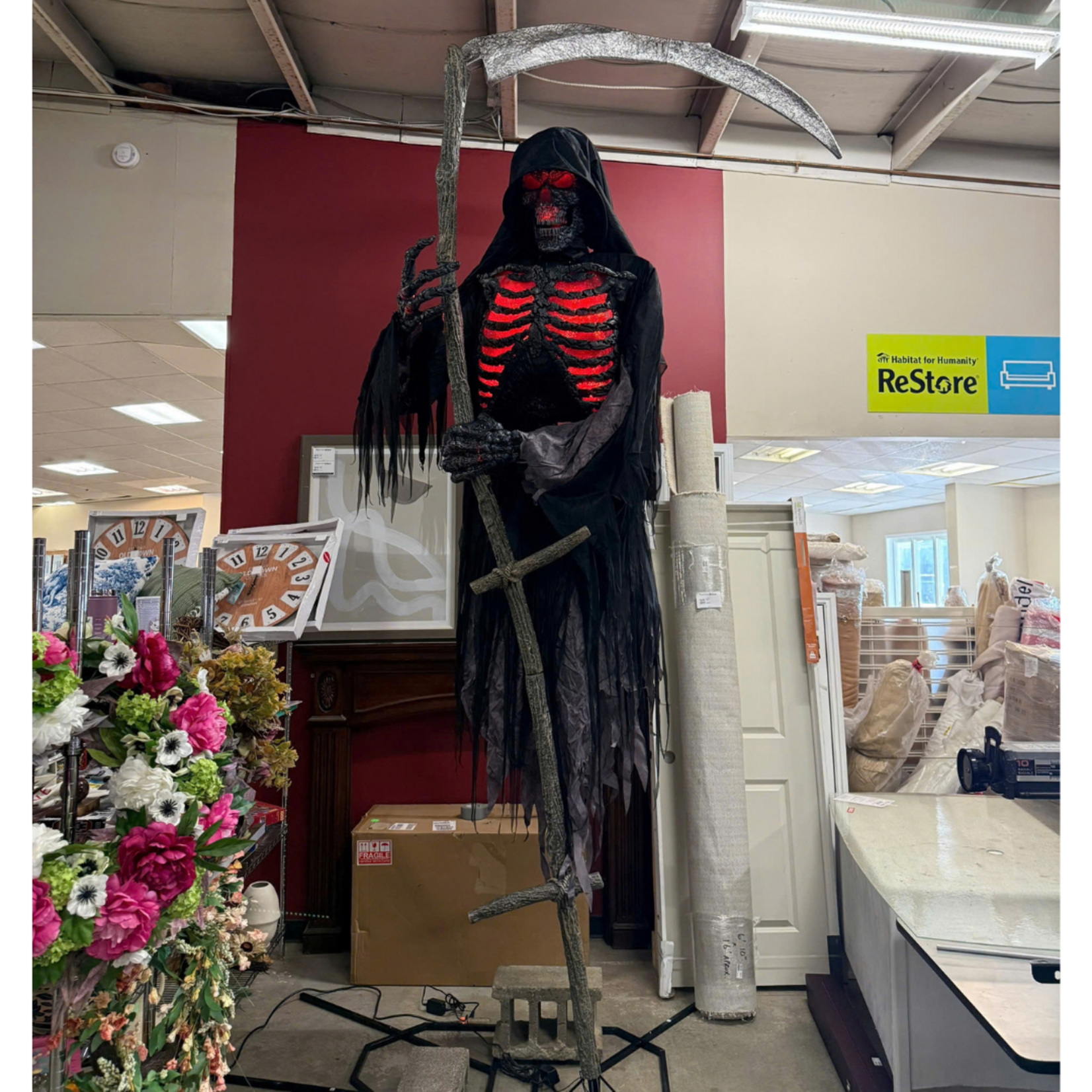 12' Floating Grim Reaper