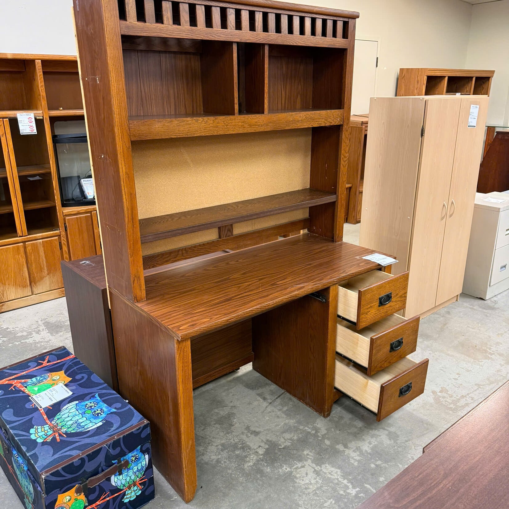Computer Desk Upper Hutch