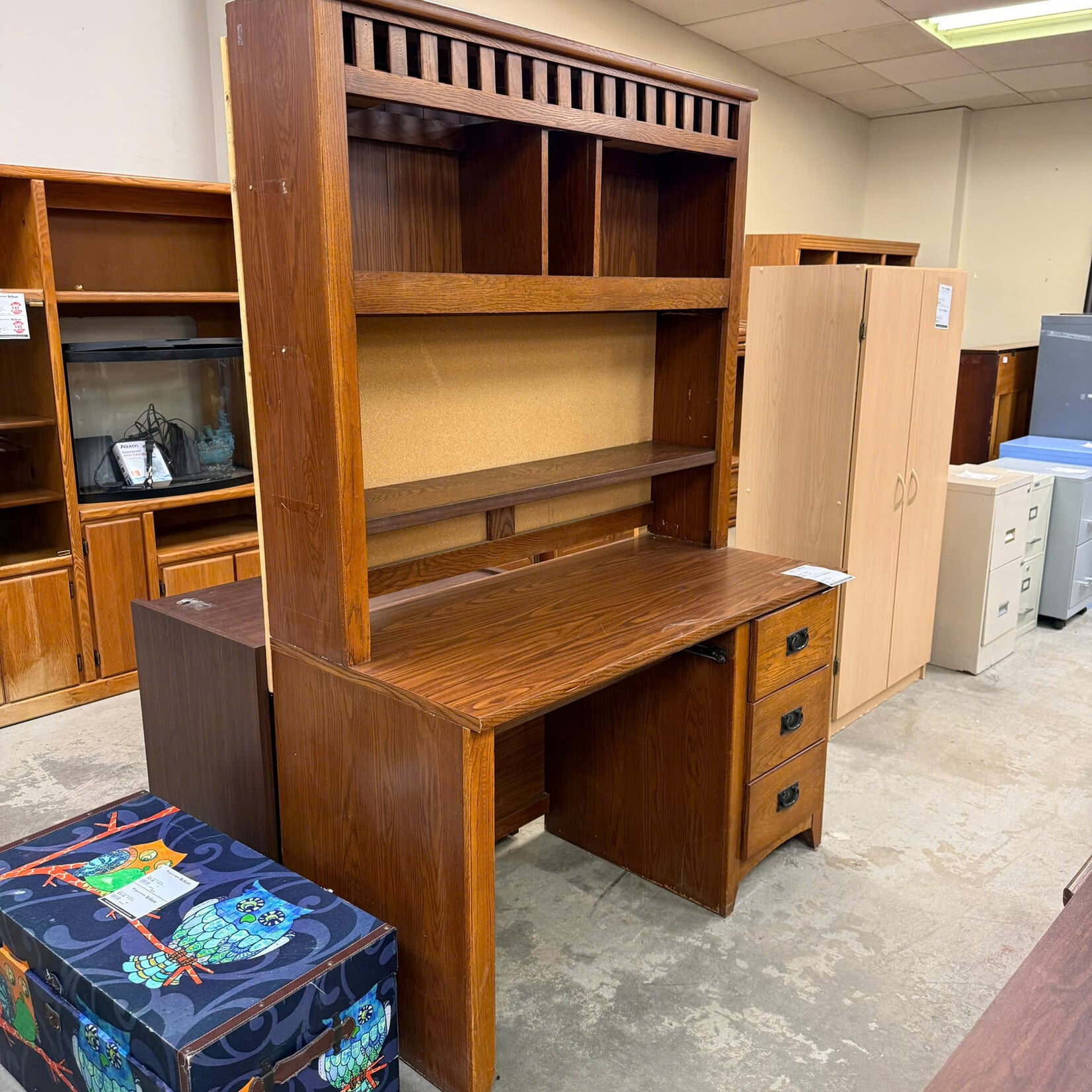 Computer Desk Upper Hutch