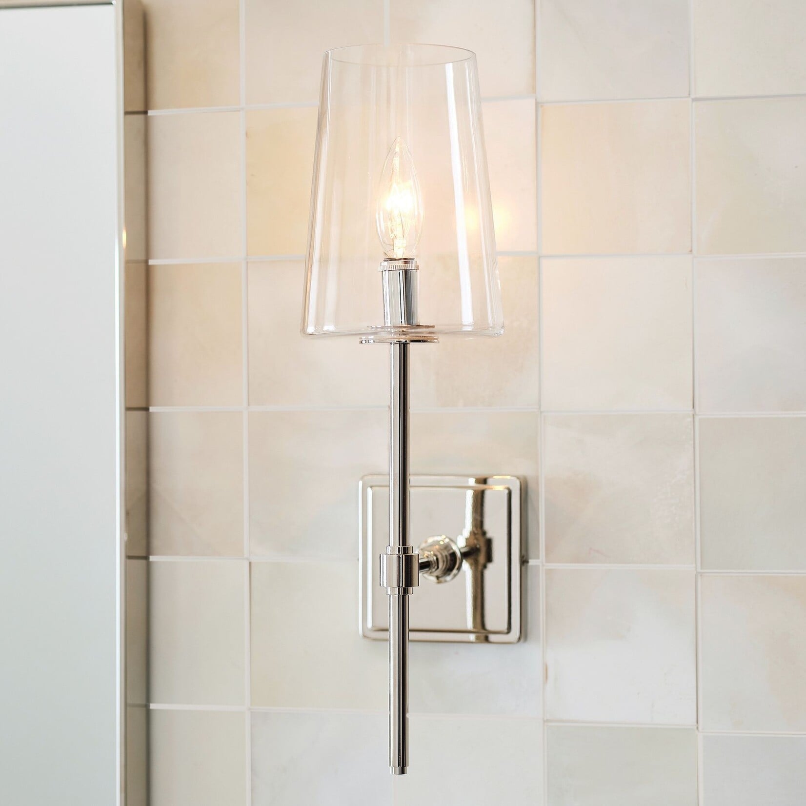 Pearson Single Sconce Glass Shade