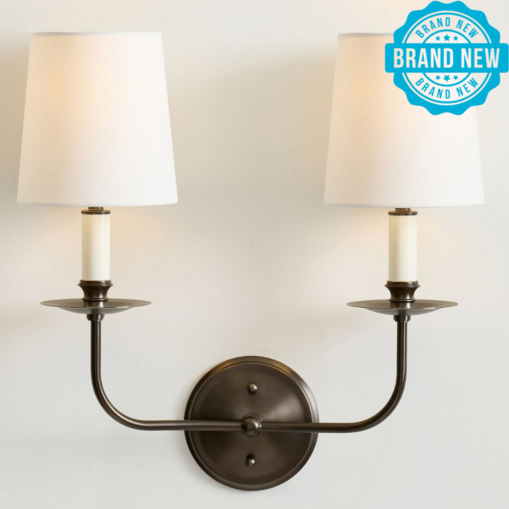 Hayden Metal Double Sconce