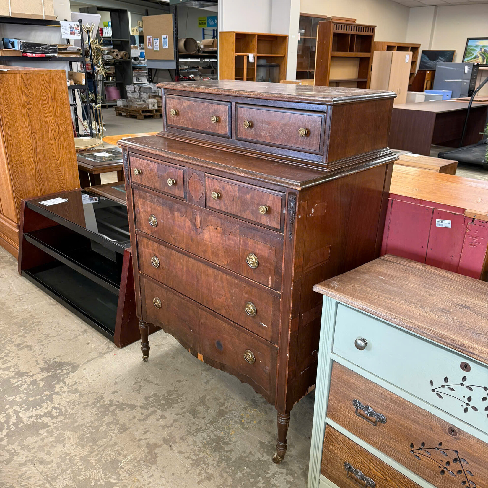 Wooden Chest Drawer Dresser