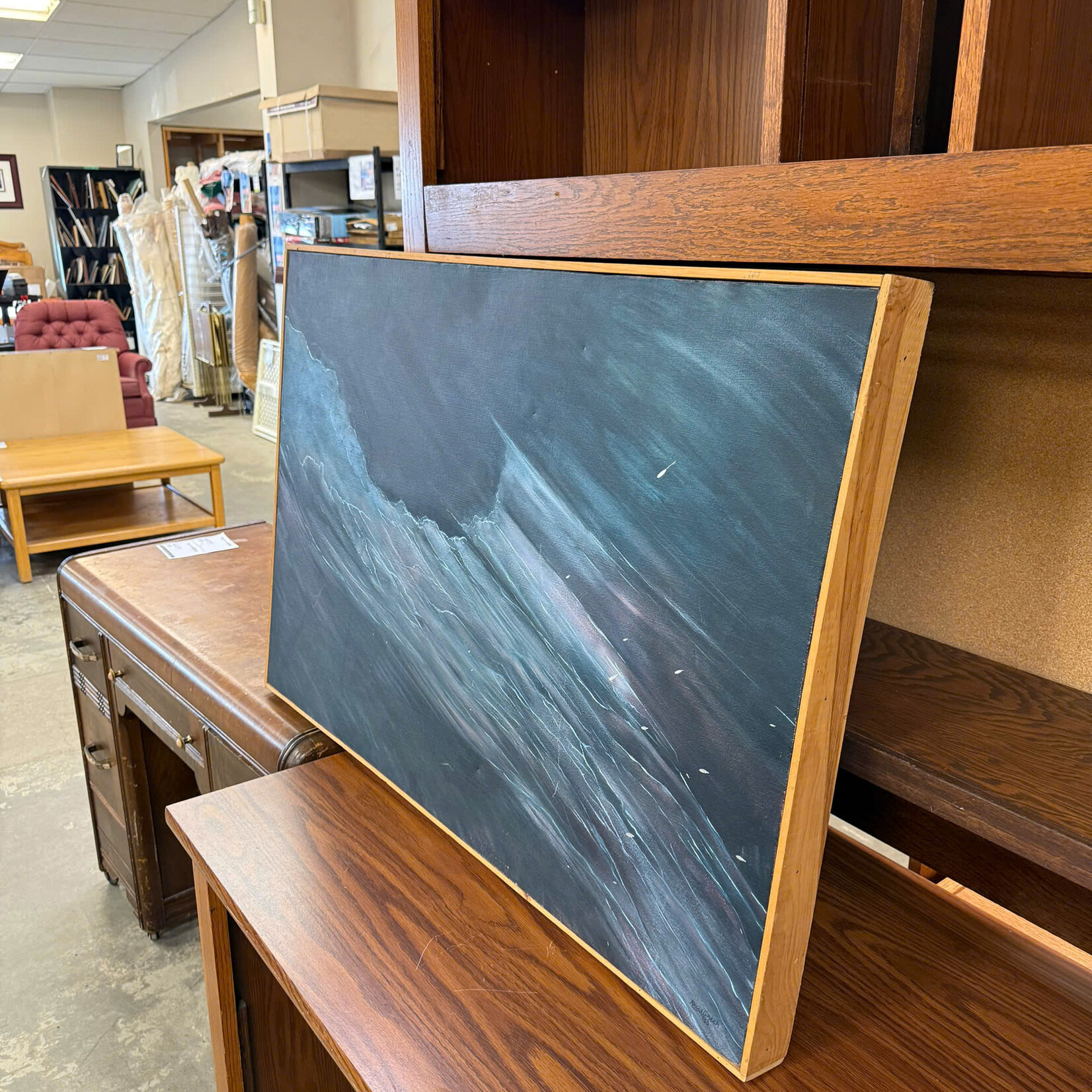 Wooden Frame Canvas Painting